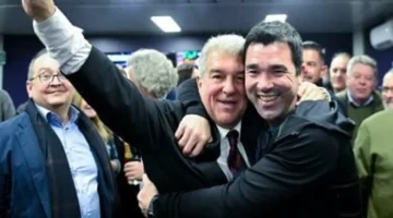 لابورتا يستهل حقبة جديدة في رئاسة نادي برشلونة خلال شهر يوليو المقبل